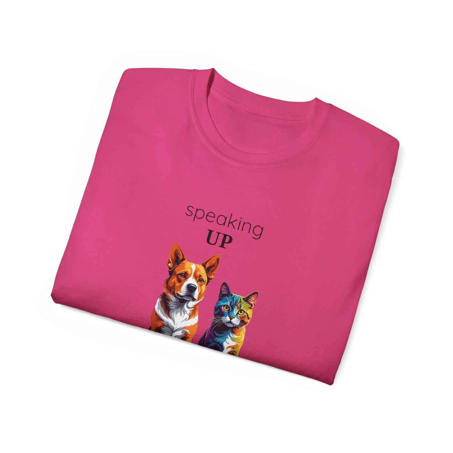 Animal Rescue Tee | Speak Up for Animal Rights | Save & Protect Animals Tee |