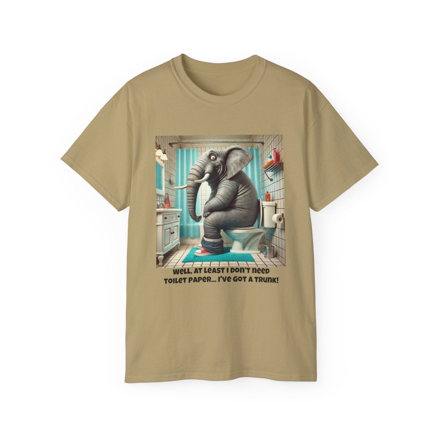 Funny Elephant T-Shirt for Men, Women, and Kids | Cute Animal Tee | Elephant Lover Gift Idea | Hilarious Animal Lover Tee for All Ages