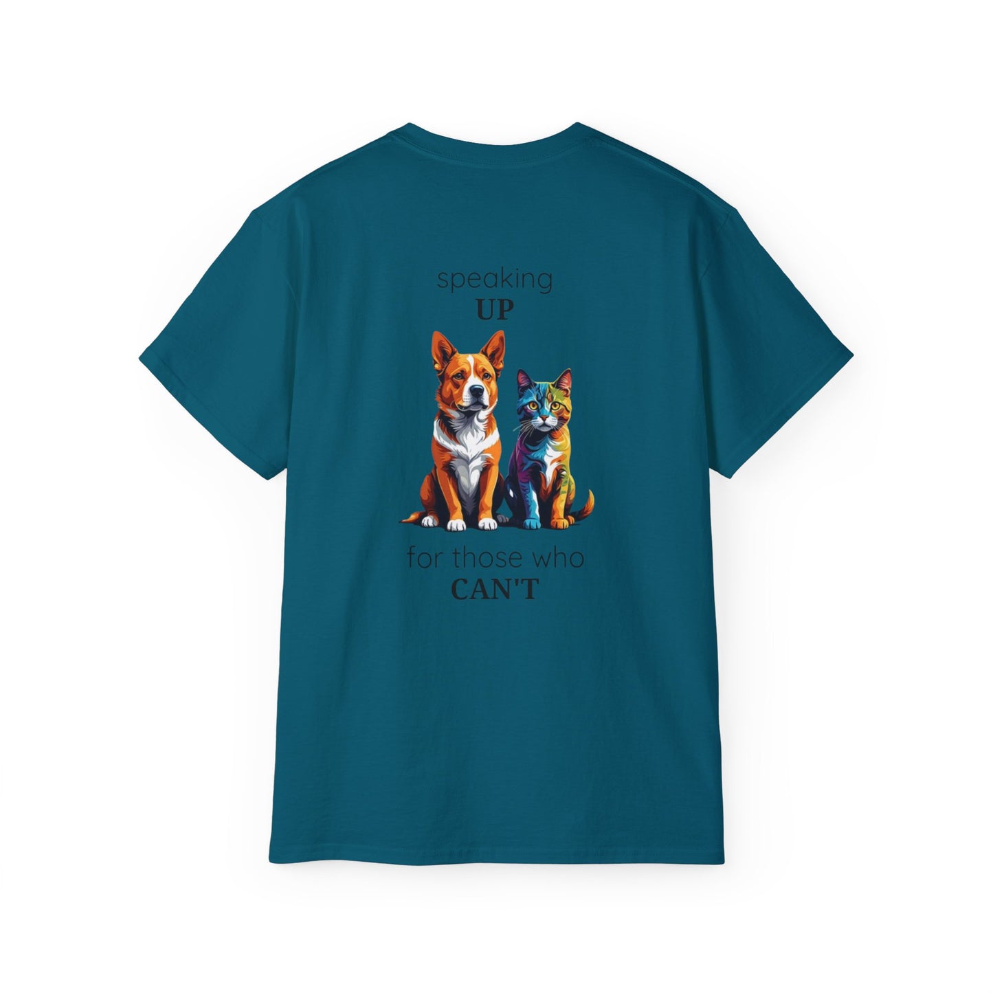Animal Rescue Tee | Speak Up for Animal Rights | Save & Protect Animals Tee |
