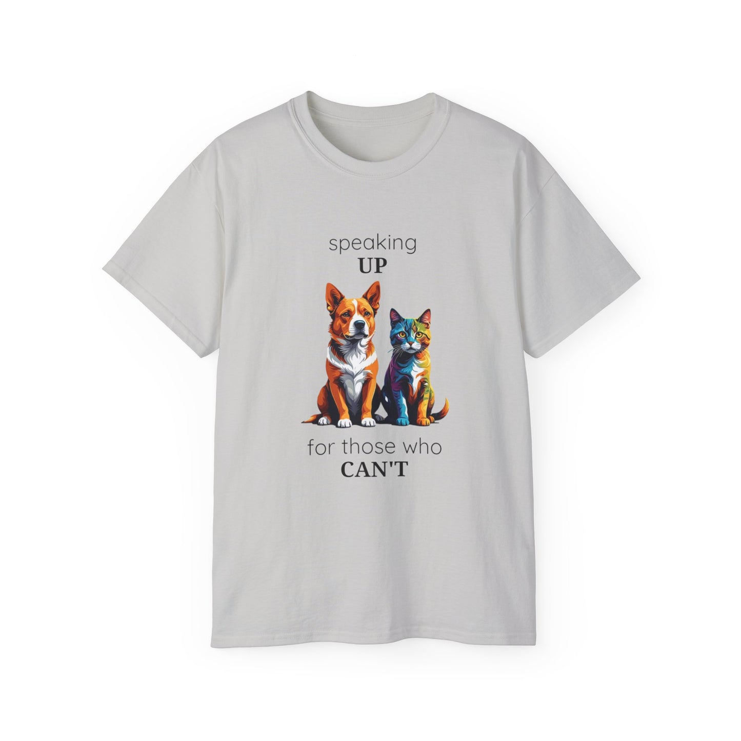 Animal Rescue Tee | Speak Up for Animal Rights | Save & Protect Animals Tee |