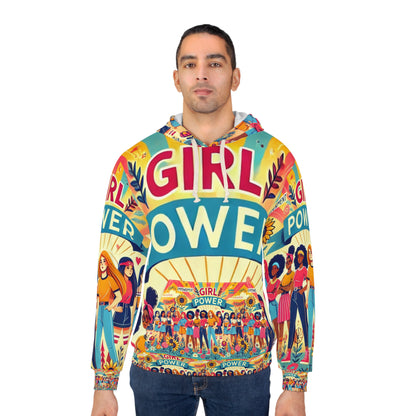 Girl Power Hoodie | Unisex Pullover Sweatshirt for Women | Feminist Graphic Hoodie | Empowerment Gift for Her | Girl Power Hoodi |