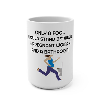 Funny Pregnancy Mug for Pregnant Women | Ceramic Coffee Cup Gift for New Mom and Dad | Expecting Parents Mug