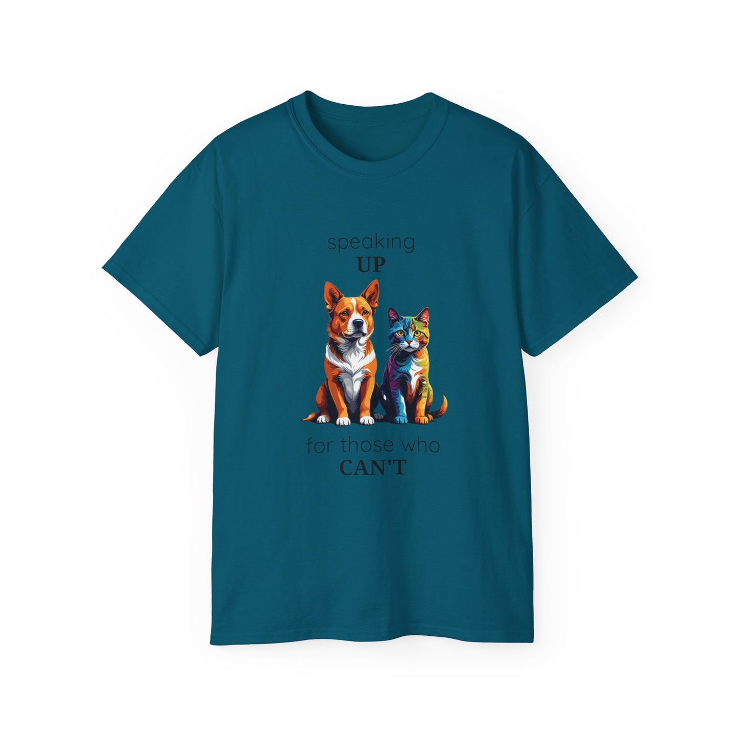 Animal Rescue Tee | Speak Up for Animal Rights | Save & Protect Animals Tee |