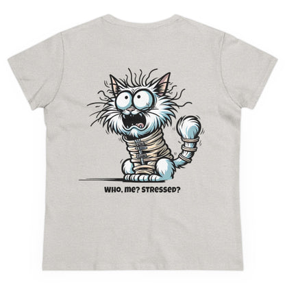 Funny Stress Relief T-Shirt for Women | Anti-Stress Cotton Tee | Relax & Unwind Women's Tee | Humorous Stress Relief Tee