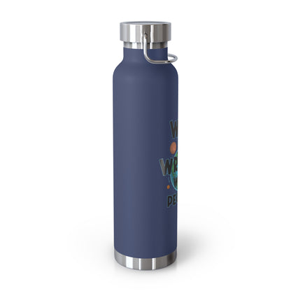 Eco-Friendly Stainless Steel WTF Water Bottle – Customizable Insulated Thermos for Gym & Outdoors, Perfect Gift for Him, Her, Dad, or Mom