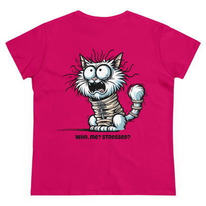 Funny Stress Relief T-Shirt for Women | Anti-Stress Cotton Tee | Relax & Unwind Women's Tee | Humorous Stress Relief Tee