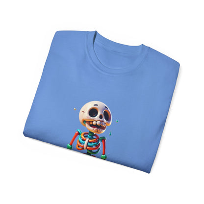 Funny Skeleton Workout Tee | Humor Gift for Gym Lovers, Fitness Apparel, Gym Shirt, Halloween Costume, Skeleton T-Shirt
