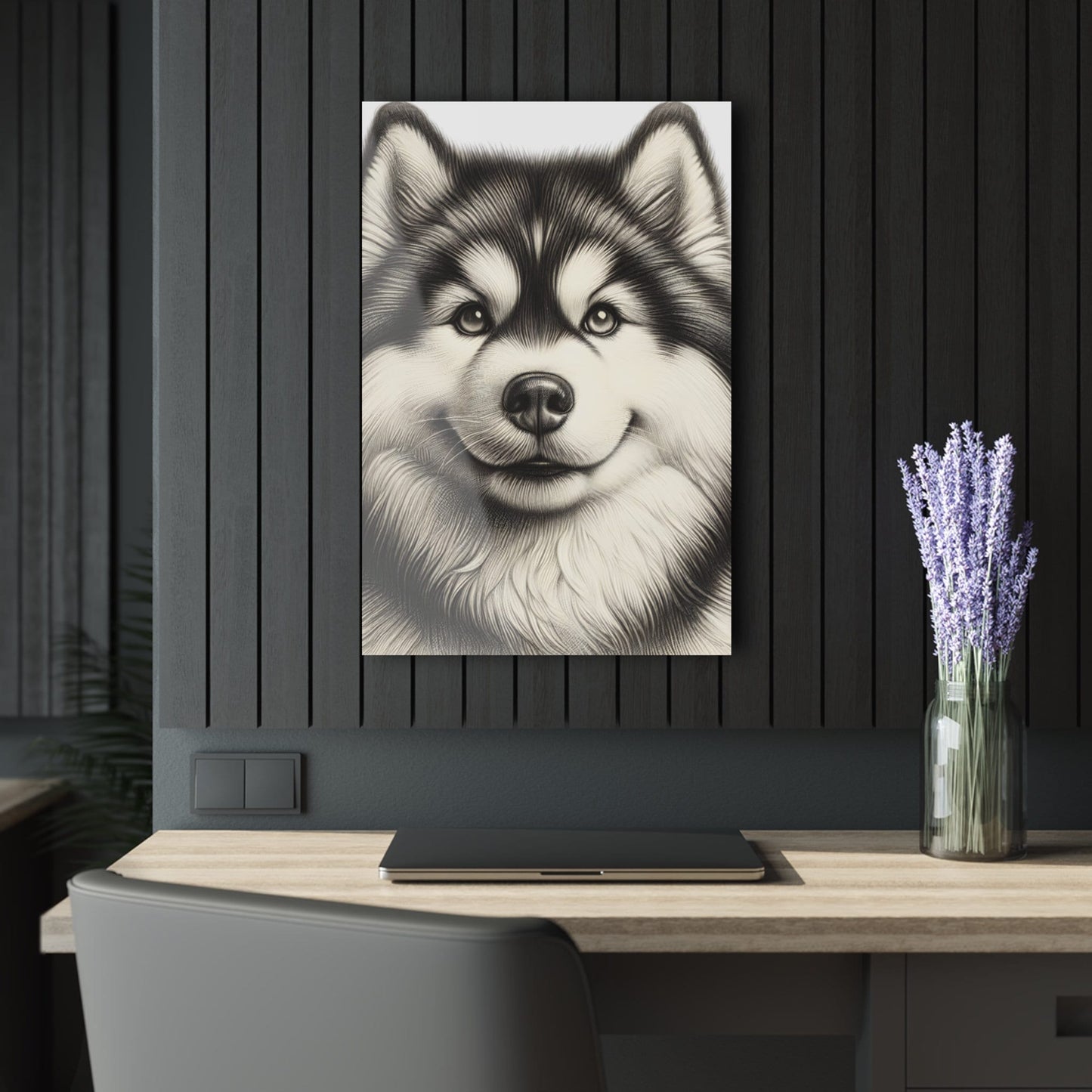 Stunning Siberian Husky Acrylic Print | Beautiful Dog Wall Art | Majestic Canine Decor