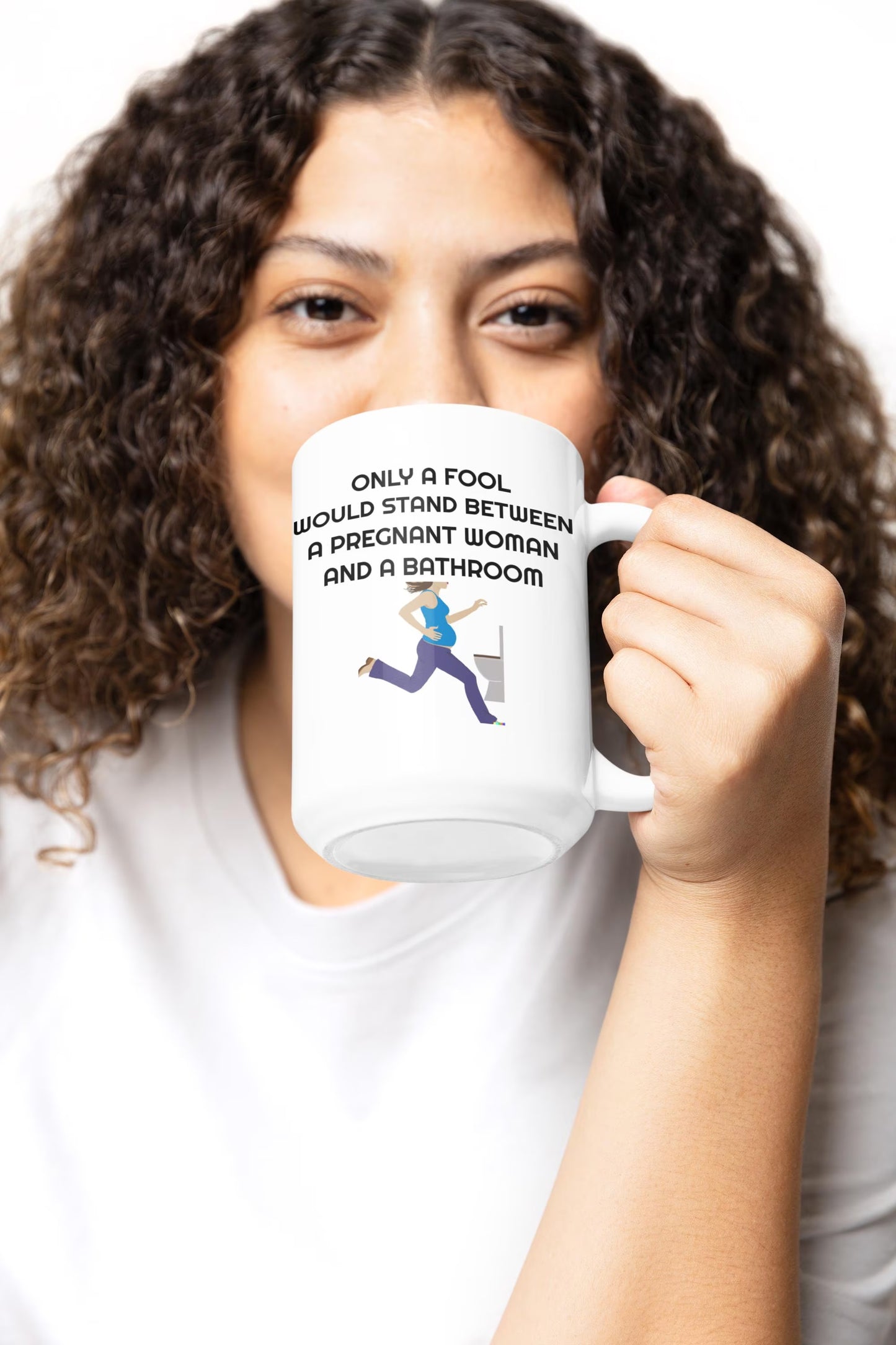 Funny Pregnancy Mug for Pregnant Women | Ceramic Coffee Cup Gift for New Mom and Dad | Expecting Parents Mug