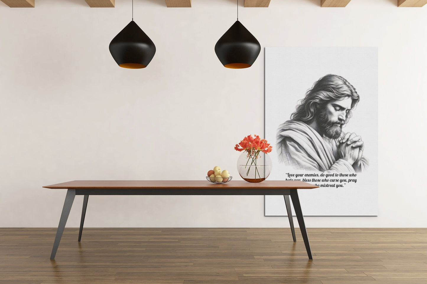 Acrylic Print of Jesus Christ | Inspirational Religious Art | Perfect Gift for Christians