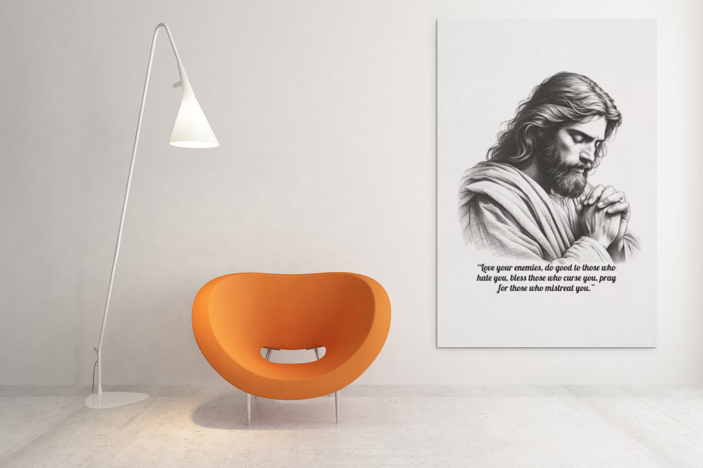 Acrylic Print of Jesus Christ | Inspirational Religious Art | Perfect Gift for Christians