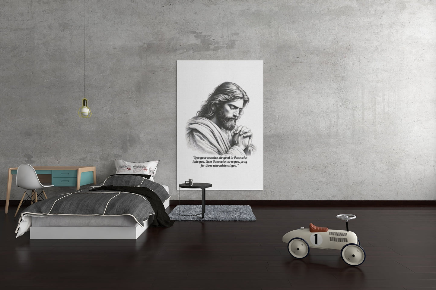 Acrylic Print of Jesus Christ | Inspirational Religious Art | Perfect Gift for Christians