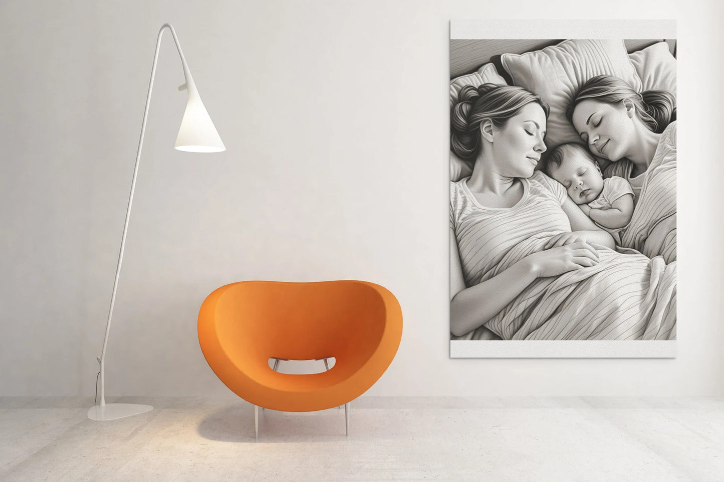 Celebrate Love: Acrylic Print of Life-long partners | Lesbian Acrylic Wall Art | Lovers Portraits | Couples Art | LGBTQ+ Wall Decor |