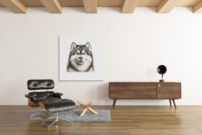 Stunning Siberian Husky Acrylic Print | Beautiful Dog Wall Art | Majestic Canine Decor
