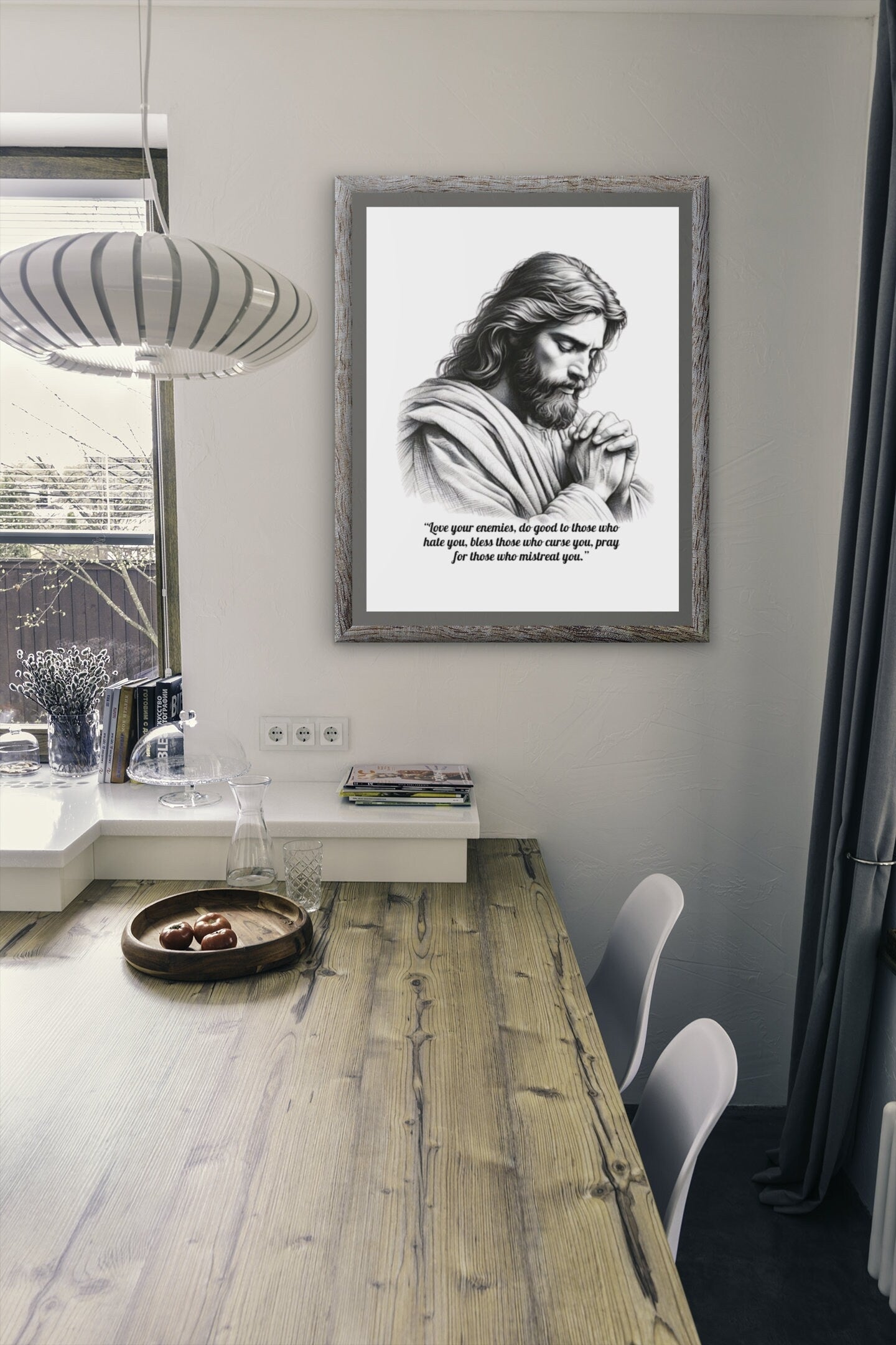 Acrylic Print of Jesus Christ | Inspirational Religious Art | Perfect Gift for Christians