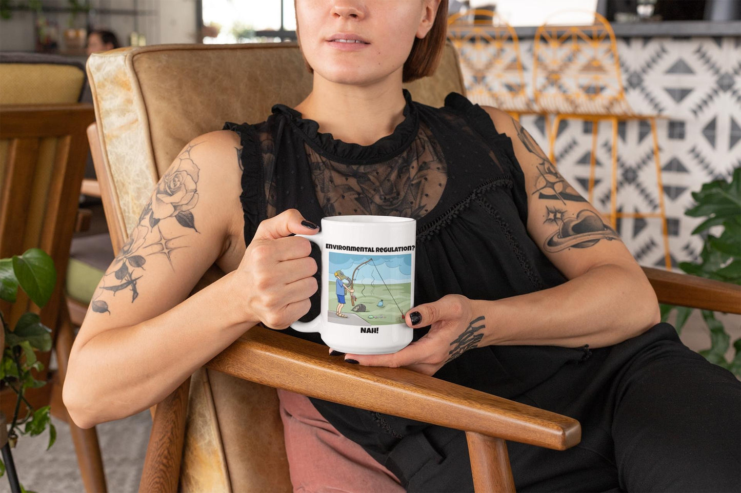 Environmental Mug | Custom Ceramic Mug for Environmentalists | Eco-Friendly Personalized Gift for Him & Her