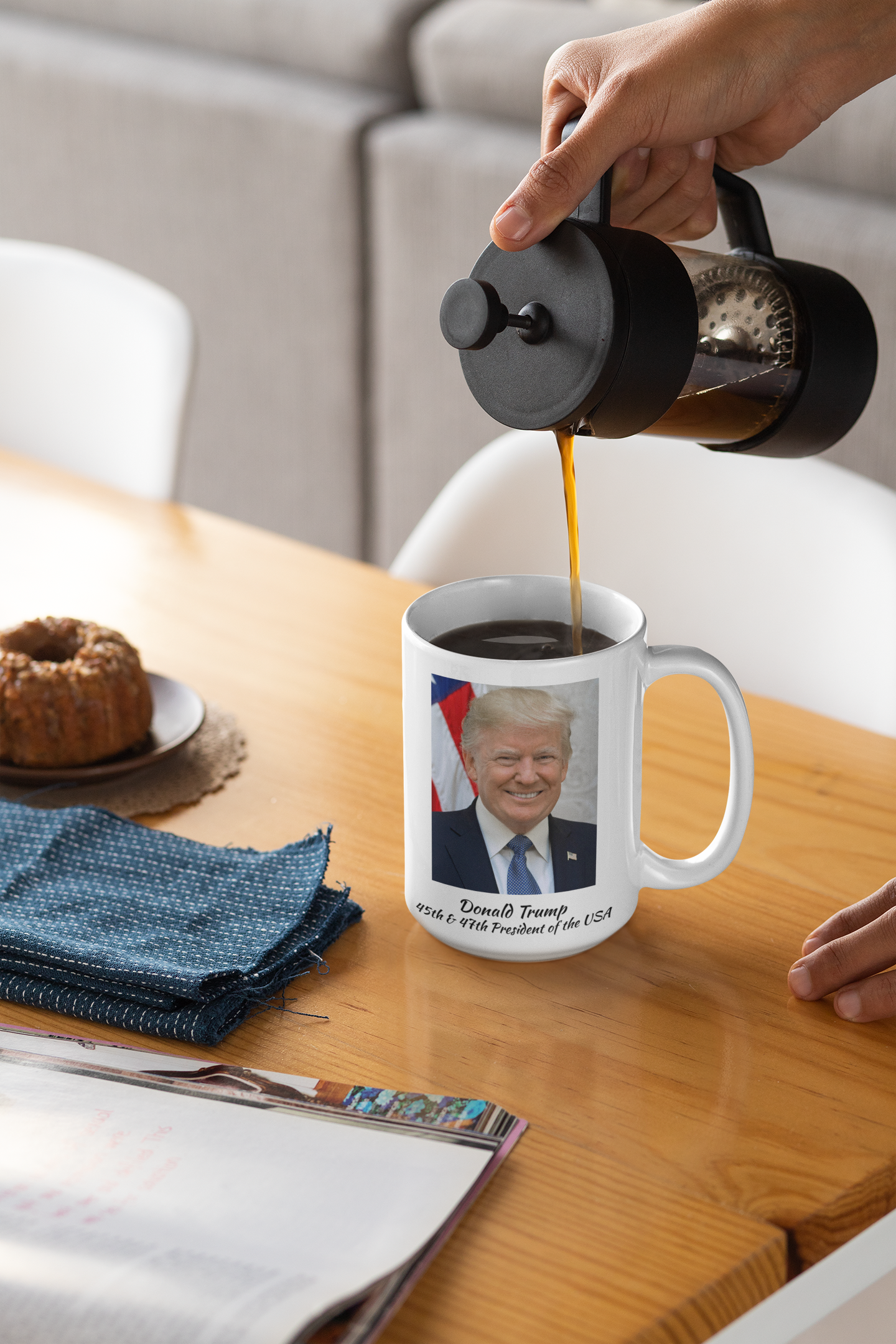 Donald Trump Mug | Trump Gift | Perfect for Supporters | Unique Trump Merchandise