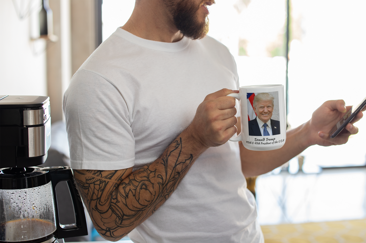 Donald Trump Mug | Trump Gift | Perfect for Supporters | Unique Trump Merchandise